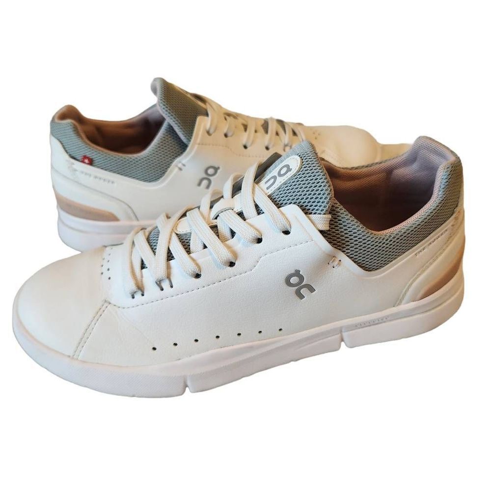 On Cloud The Roger Advantage Womens 9.5W Causal Sneaker White Rose Pink